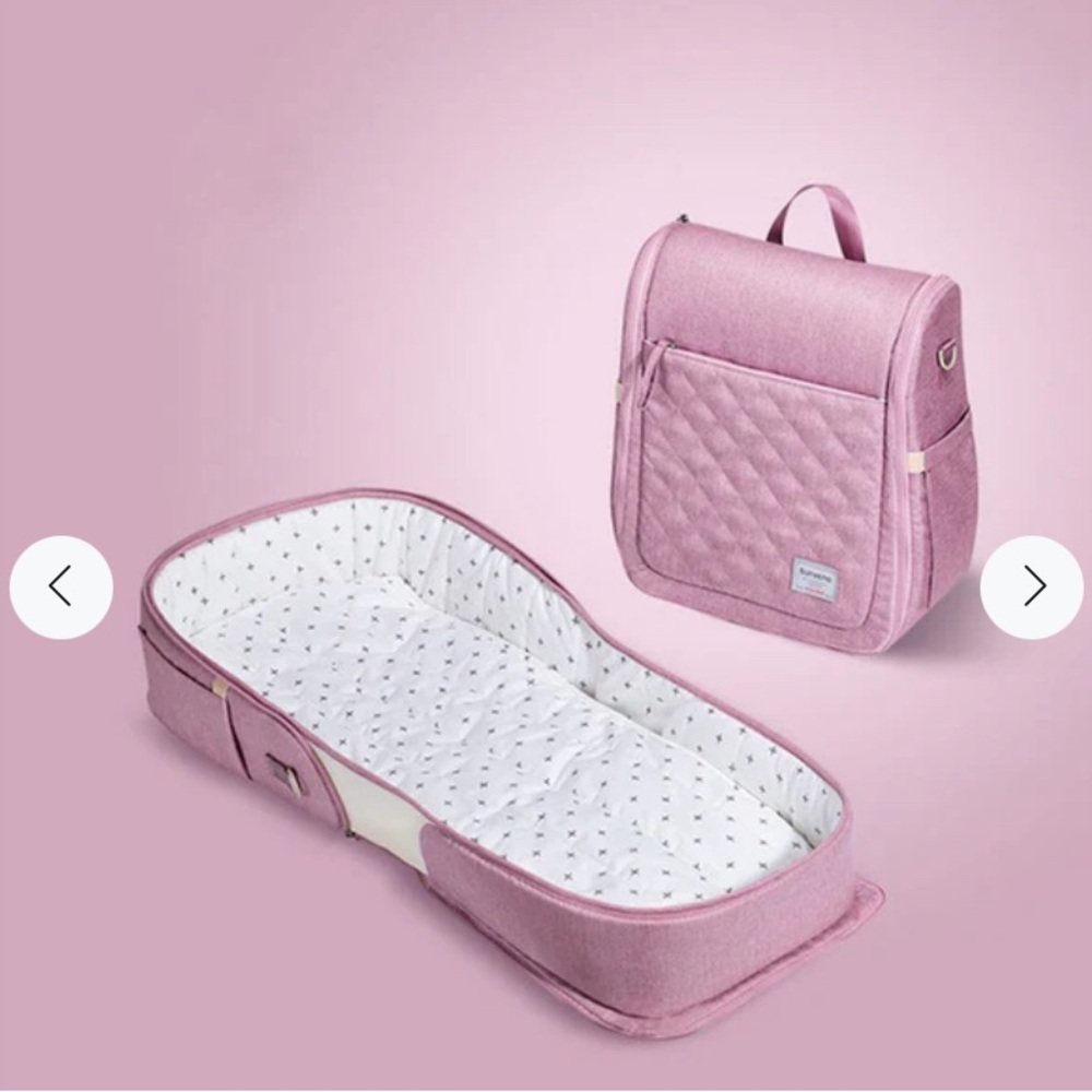 NWT Sunveno Easy-to-Go Baby Portable Travel Bassinet Backpack